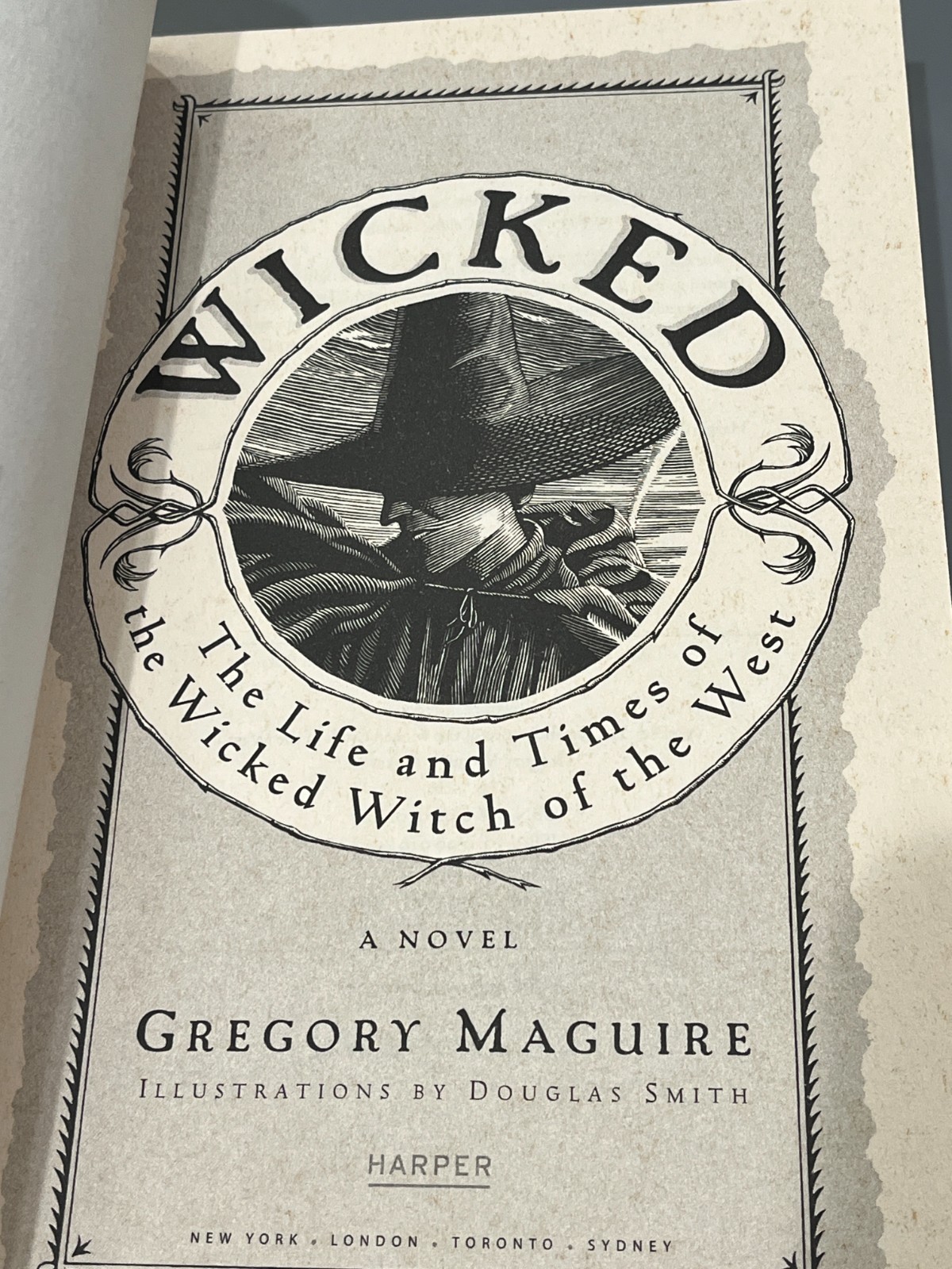 Gregory Maguire Sketched and Signed Wicked