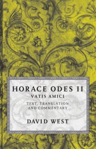 Horace Odes II : Vatis Amici by Horace (1999, Uk-Trade Paper)