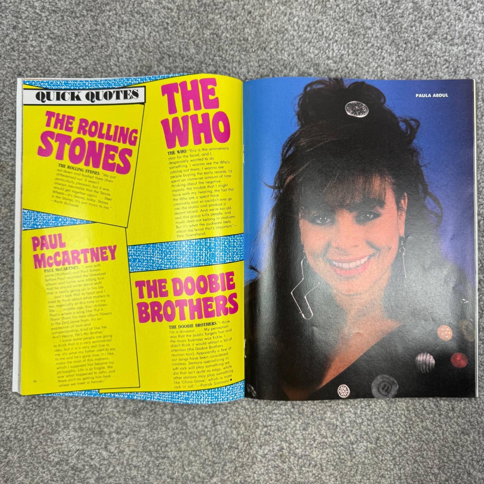 TV and Movie Screen 75 Pop Shots Magazine December 1989 Vol 36 No 6 NKOTB Prince
