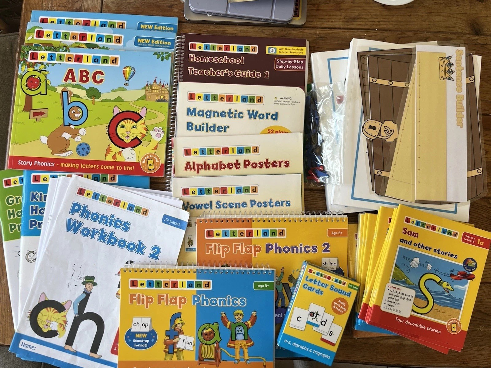 Letterland Phonics Kindergarten Grade 1 Homeschool Curriculum Mega Bundle Set