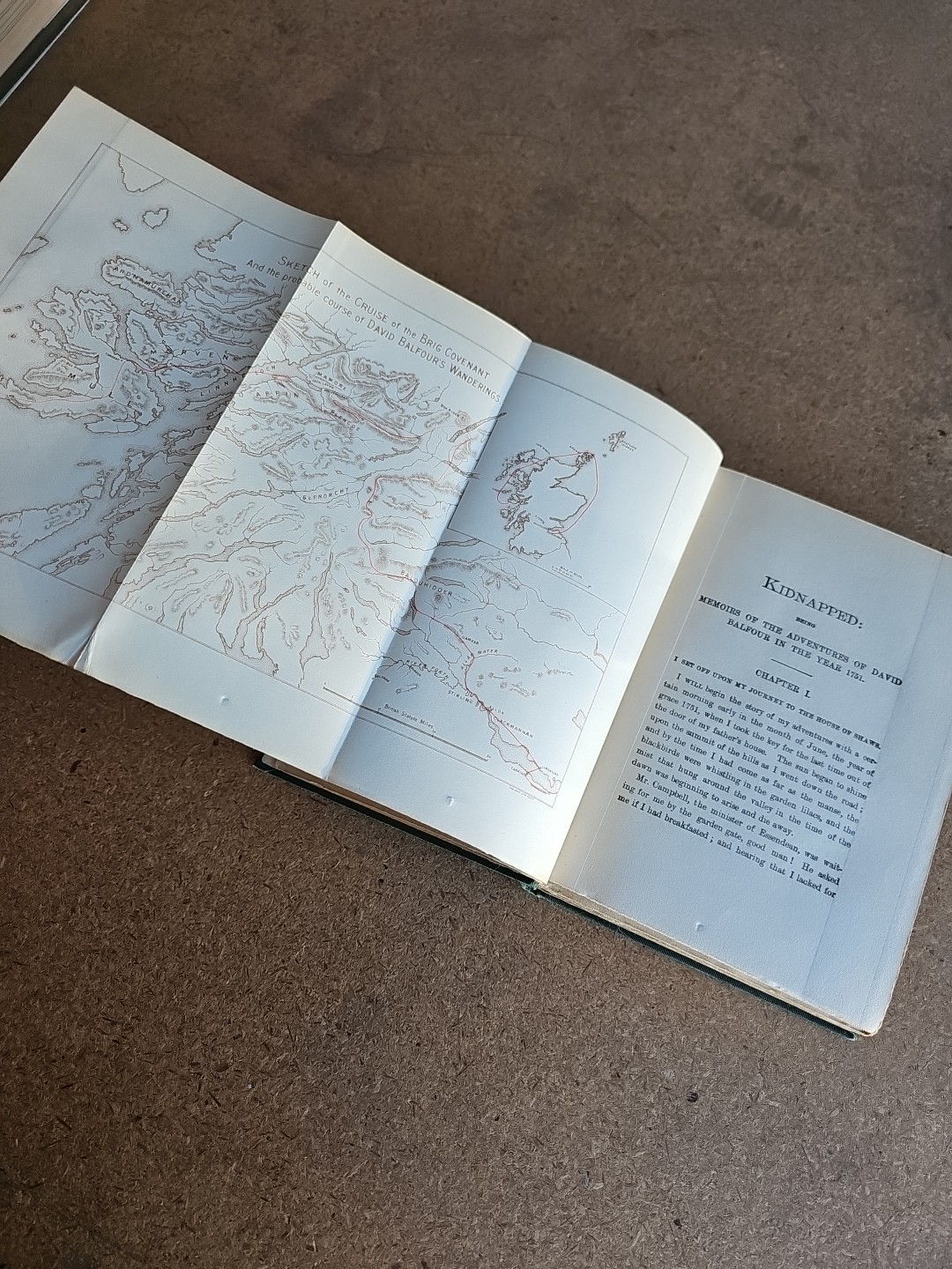 KIDNAPPED by Robert Louis Stevenson Charles Scribner’s Sons 1907 Rare Vintage