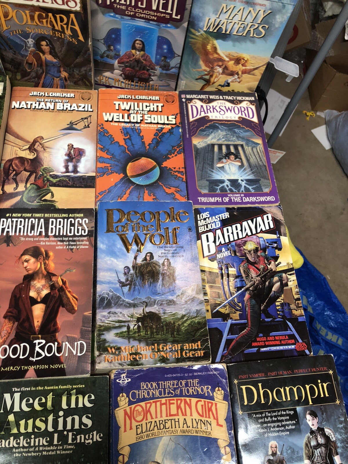Lot of 60 Fantasy & Sci-Fi PB Books Star Wars Chronicles Of Tornor Conan Pern +