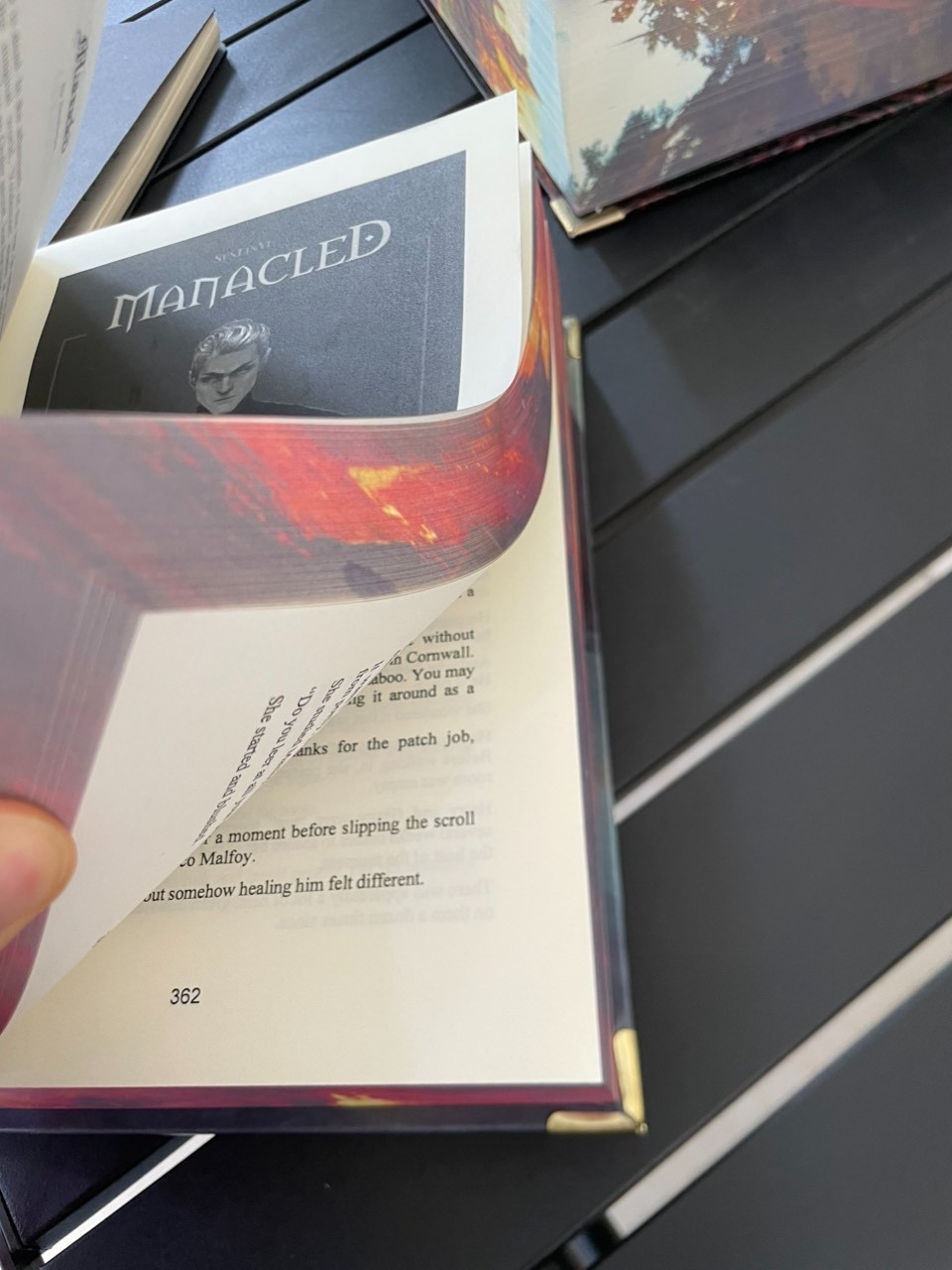Book Manacled – Limited Edition Novel: Sharp 3-sided print
