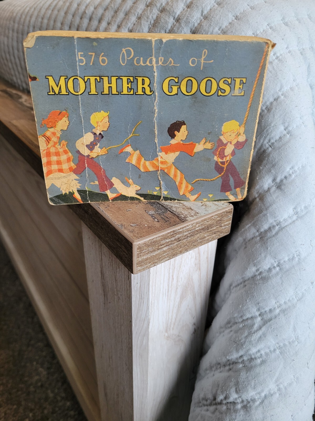 Vintage 576 Pages of Motehr Goose soft covered book Copyright 1934
