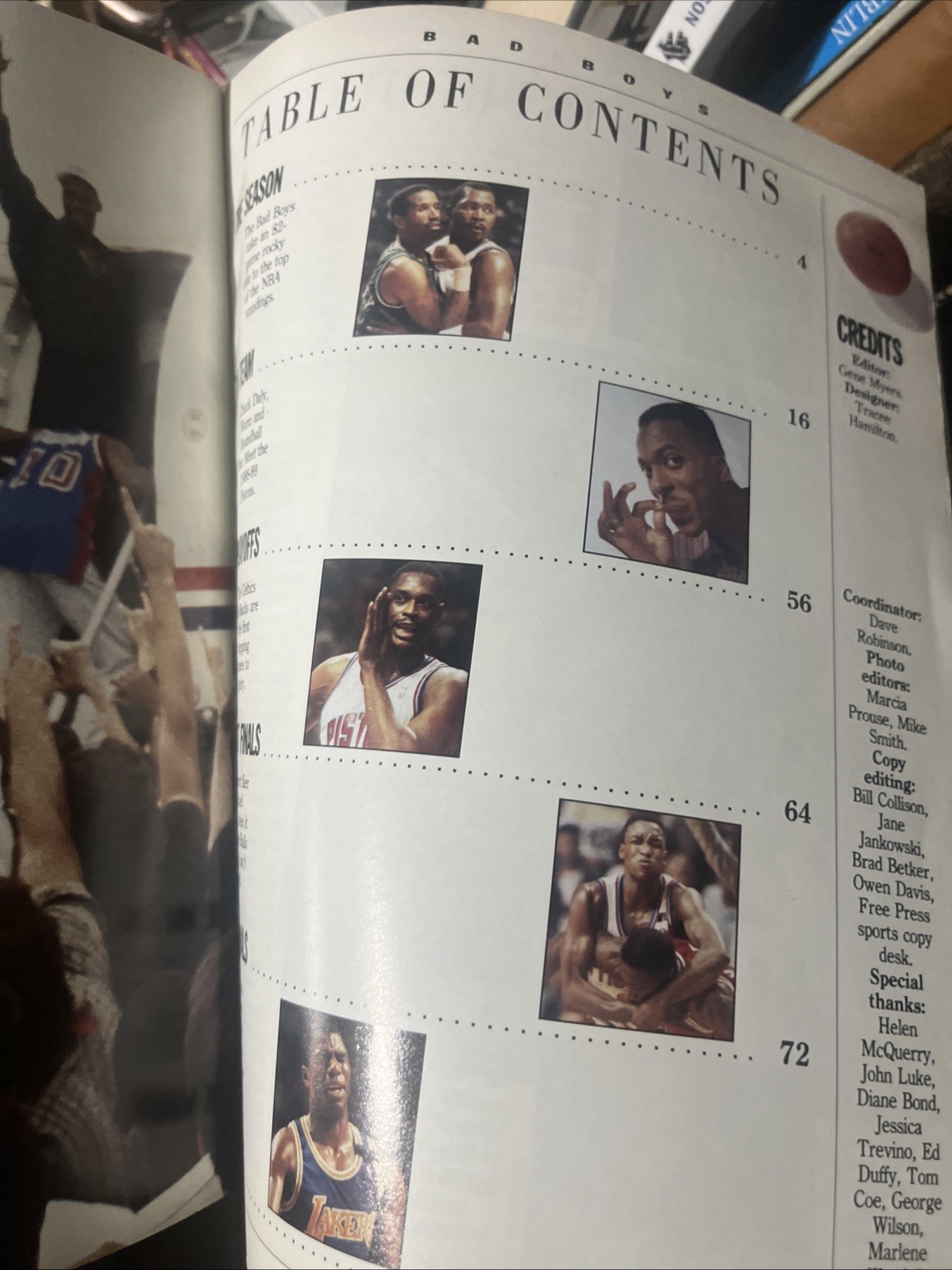 BAD BOYS By Detroit Free Press – Championship Magazine – Detroit Pistons
