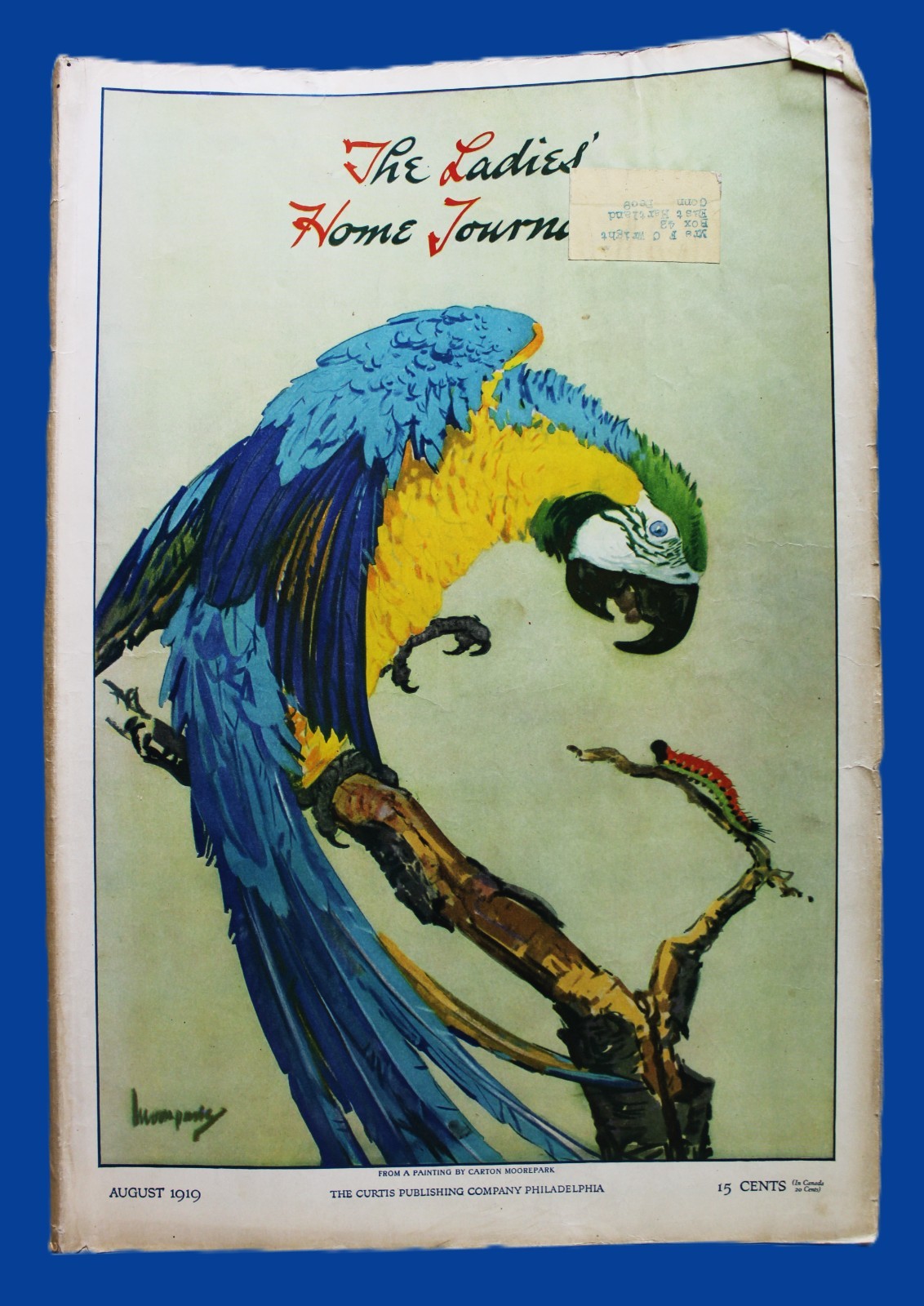 LADIES’ HOME JOURNAL MAGAZINE AUGUST 1919 WOMENS FASHIONS HOMEMAKING FICTION