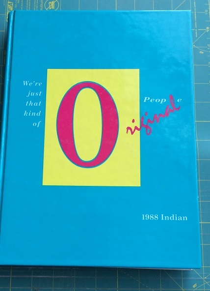 1988 SHAWNEE MISSIION NORTH HS YEARBOOK, 9 X 11.5 IN HARDBACK., KANSAS