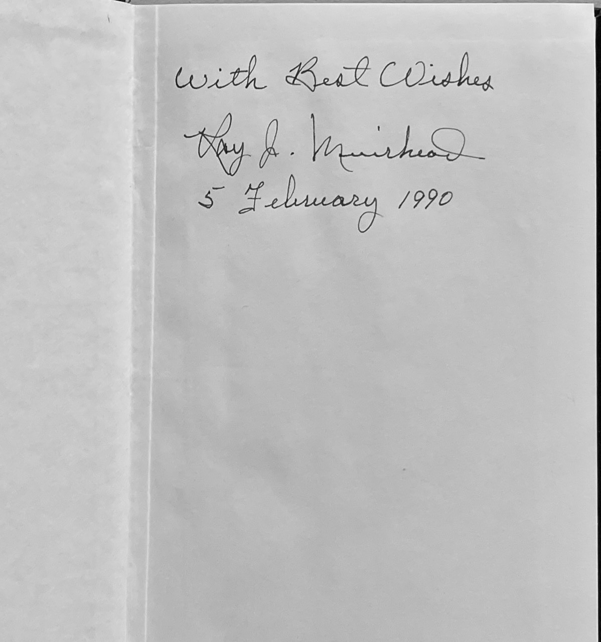 The Henry Muirheid / Muirhead Family of Virginia & Mississippi / HC