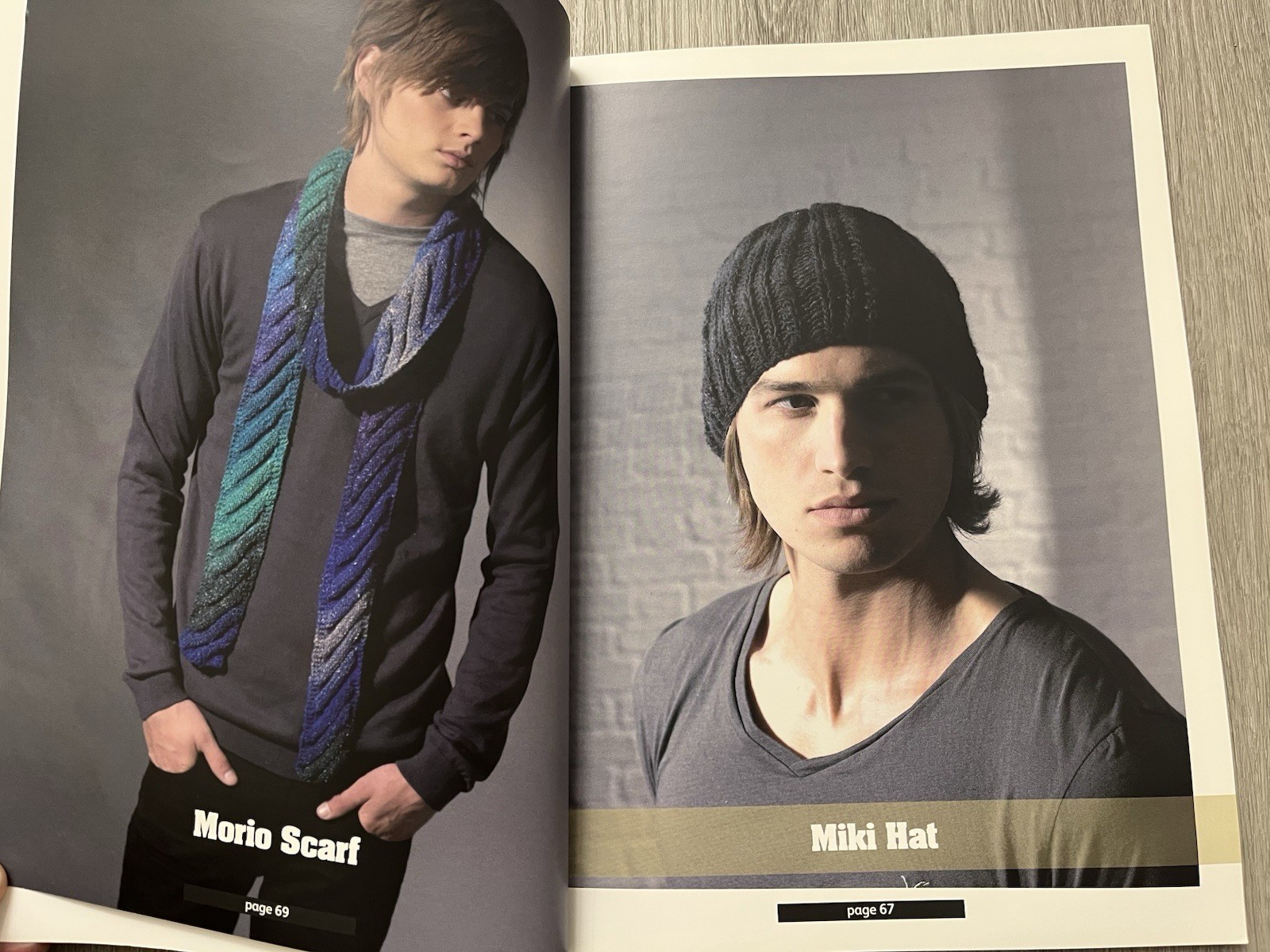 Noro Men Jane Ellison 2009 Trade PB Knitting Pattern Book 8.5×12” UK VG