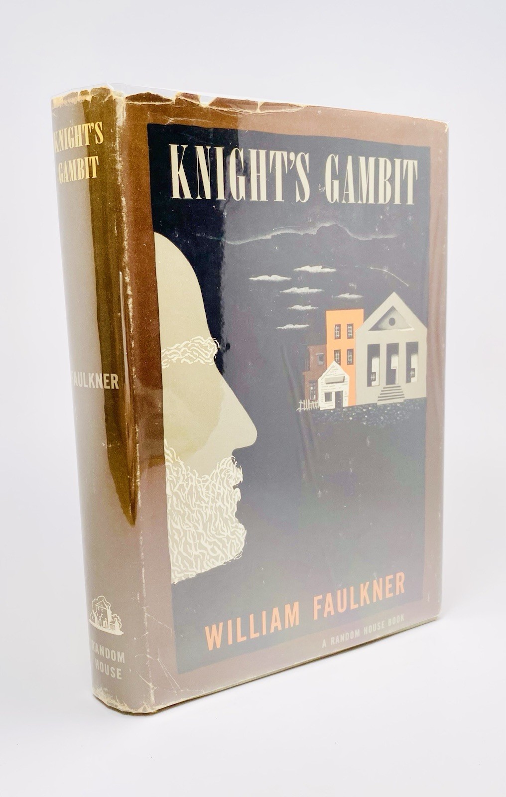 William FAULKNER, KNIGHT’S GAMBIT, 1ST EDITION, 1949, HC, Dust Jacket in MYLAR