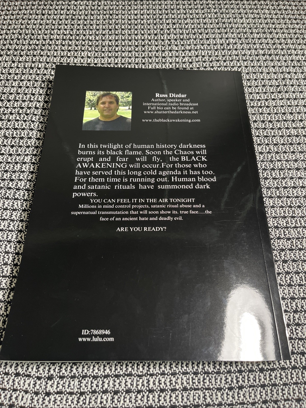 【 Large Print 】The Black Awakening, Russ Dizdar, Paperback ,8.5*11.5”, Brand New