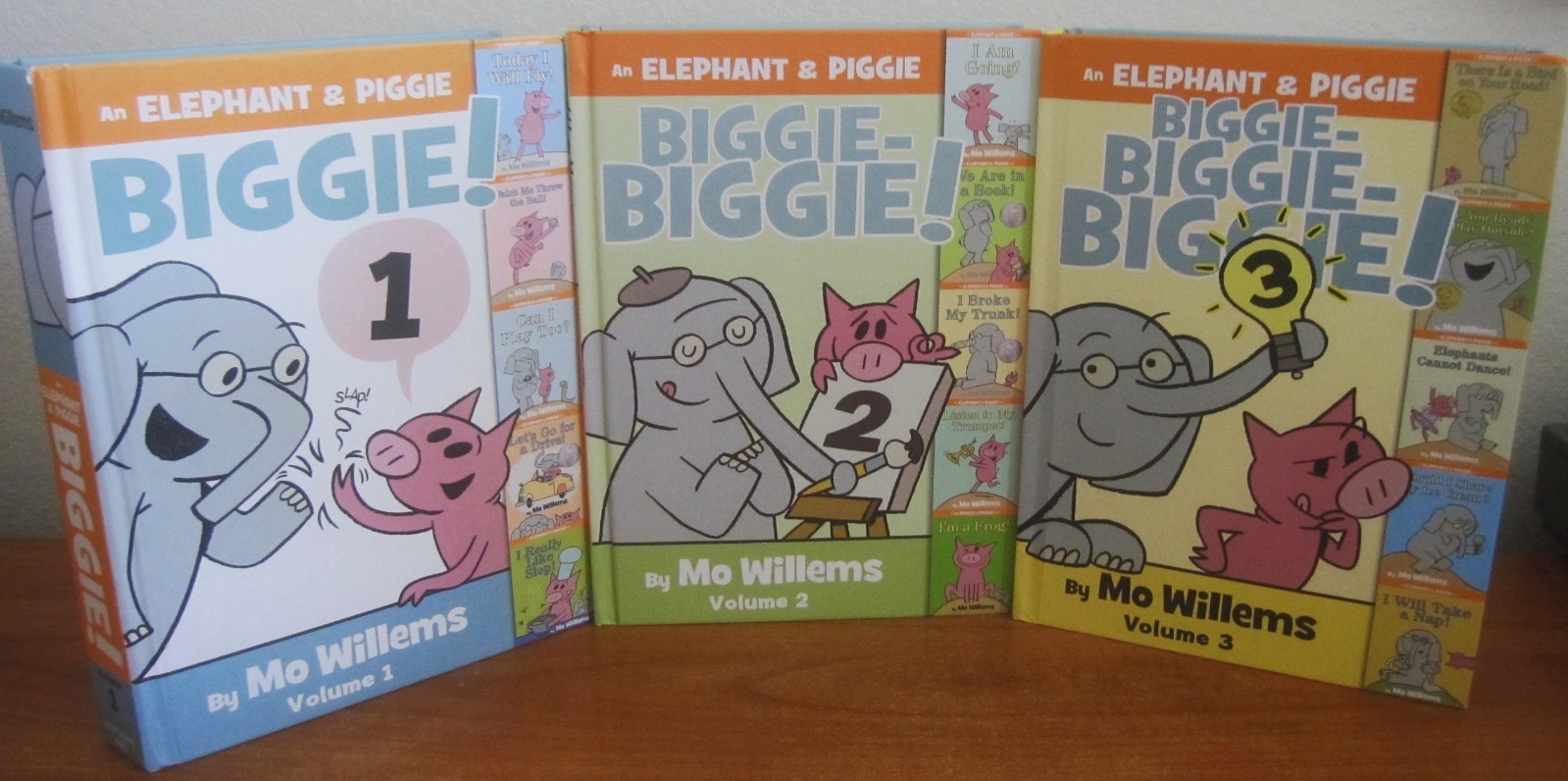 MO WILLEMS BIGGIE! VOLUMES 1, 2, 3 ELEPHANT & PIGGIE CHILDREN’S PICTURE BOOKS