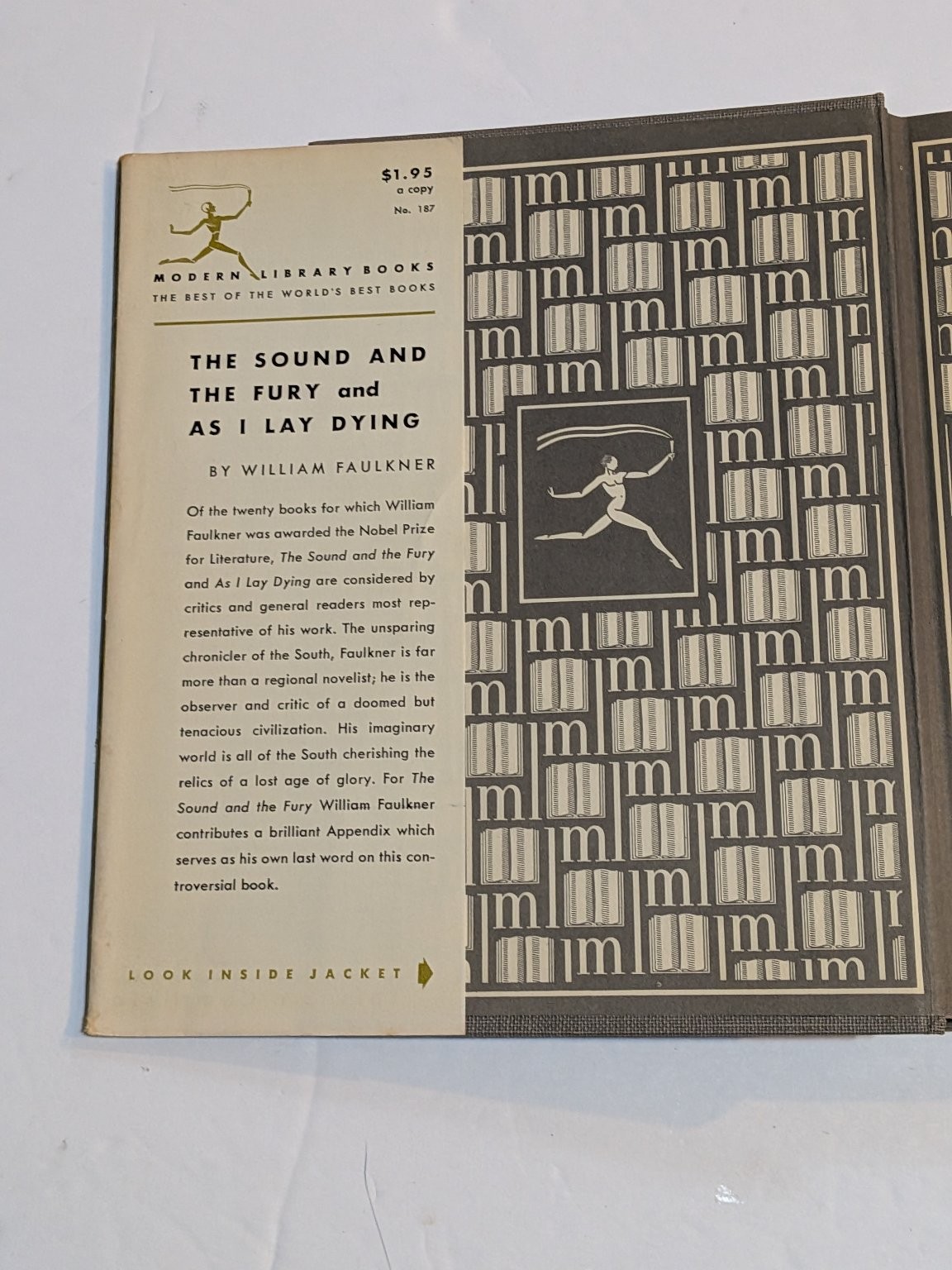 The Sound and the Fury & As I Lay Dying William Faulkner Modern Library 1946