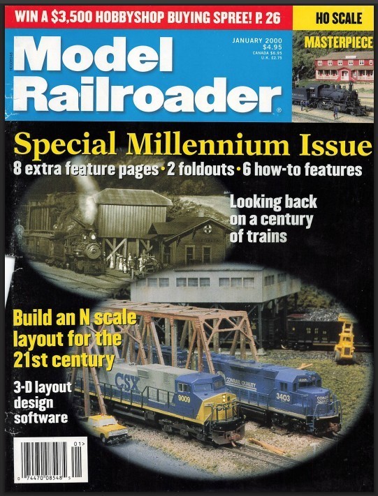 MODEL RAILROADER MAGAZINE 182 Unique Issue Collection On USB Flash Drive