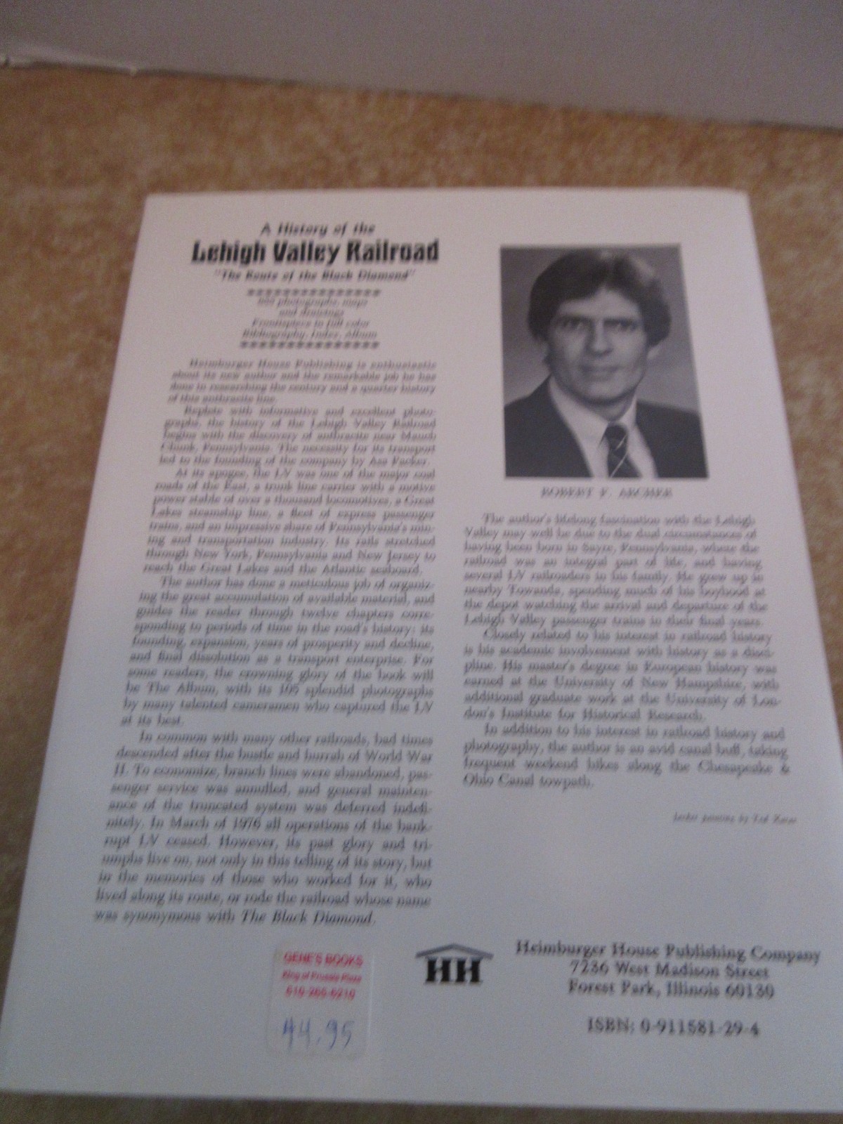 The Lehigh Valley Railroad: Route Of The Black Diamond Robert Archer 1977