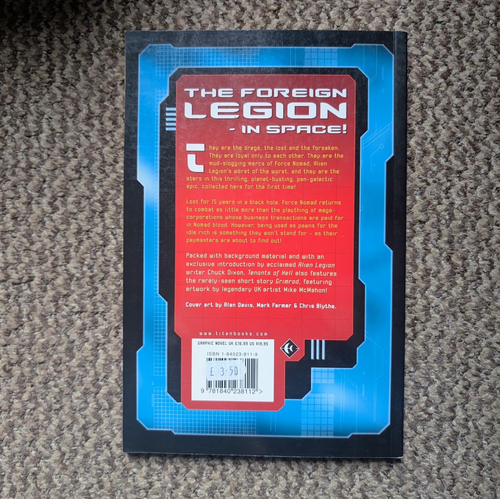 Alien Legion: Tenants of Hell TPB Graphic Novel Chuck Dixon et al Titan