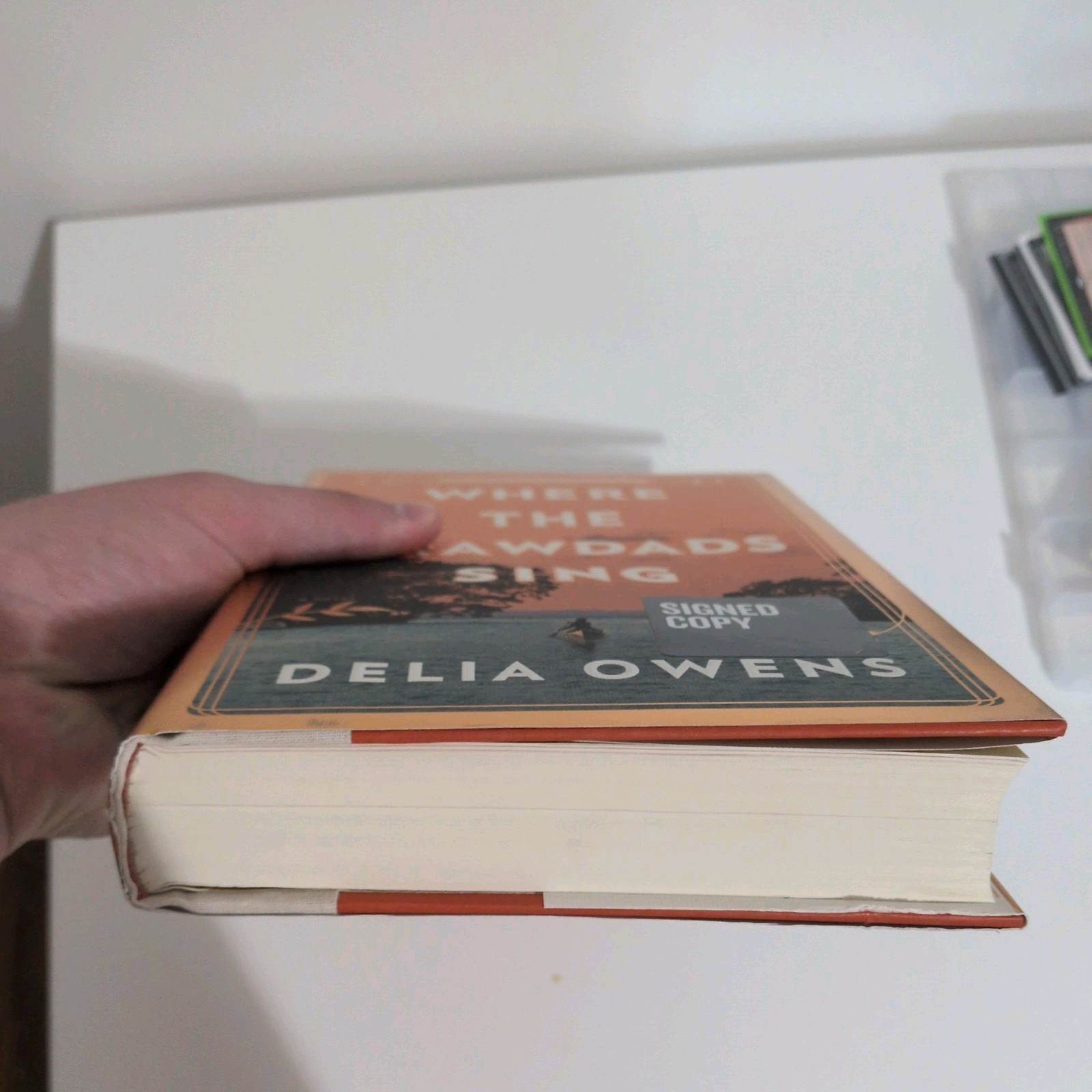 Where the Crawdads Sing Delia Owens Deluxe Edition SIGNED Nice Copy!! Beautiful!