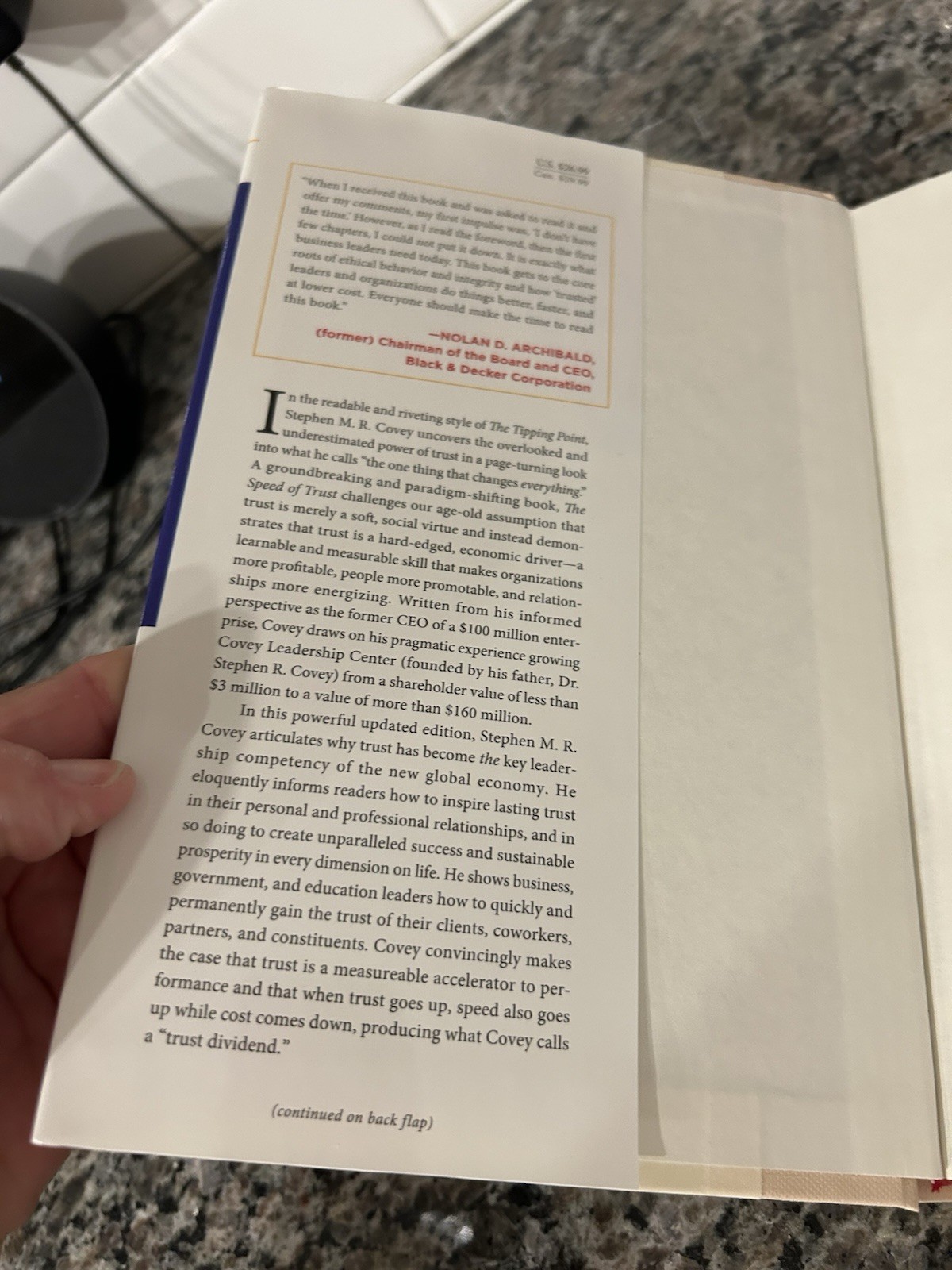 Speed of Trust: The One Thing That Changes Everything by Stephen M. R. Covey
