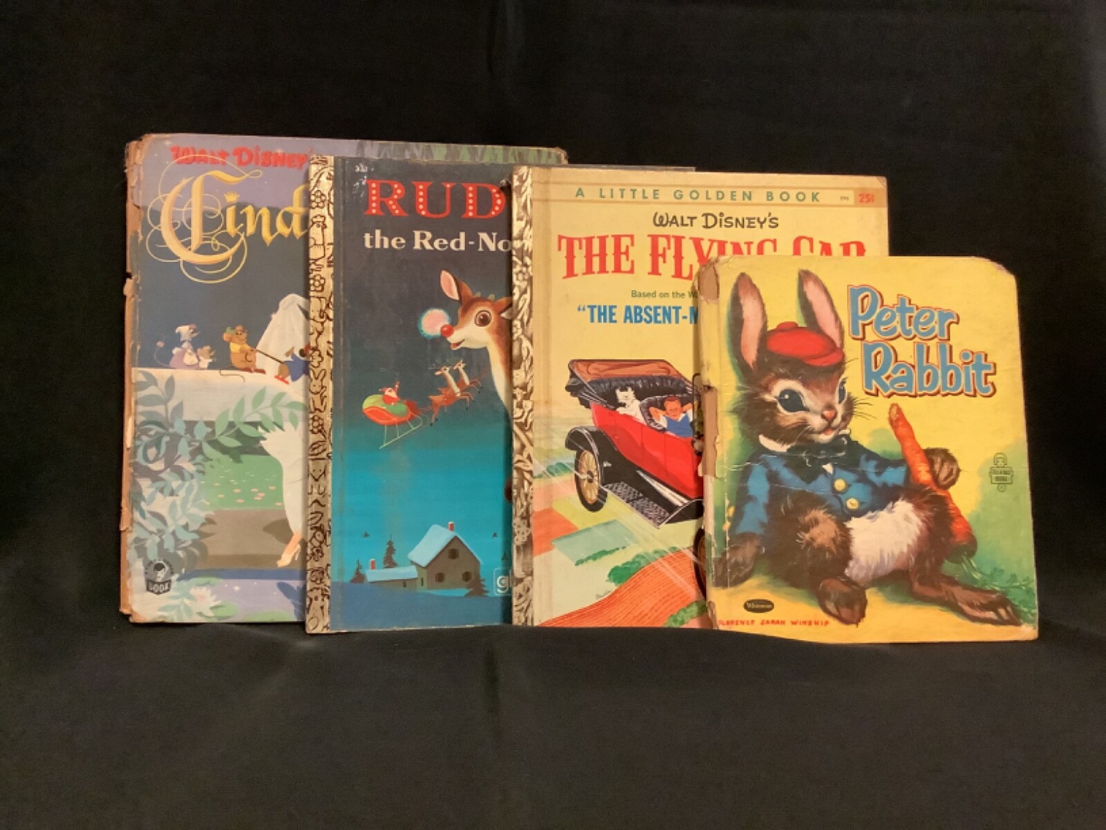 Lot Of 2 Vintage Whitman Publishing Company and Lot of 2 Little Golden Books