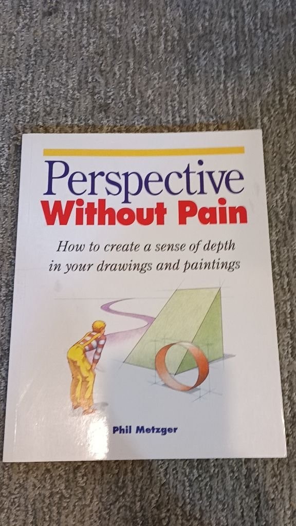 Perspective Without Pain Metzger 1992 Paperback Drawing Art Instruction VG