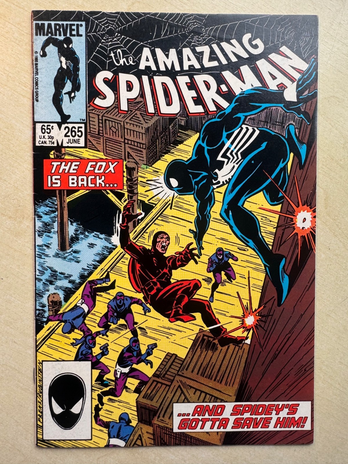 Amazing Spider-Man #265 VF (8.0) First Appearance Silver Sable Marvel Comics