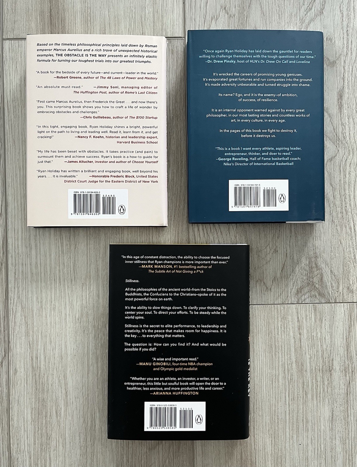 The Way, the Enemy, and the Key Boxed Set of 3 Books Ryan Holiday