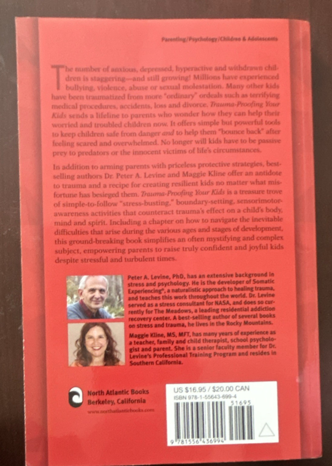 Trauma-Proofing Your Kids by Peter A. Levine and Maggie Kline (Paperback)