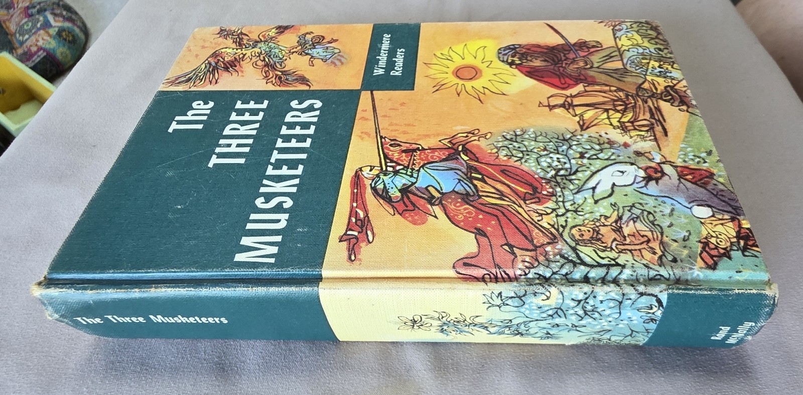 The Three Musketeers ~ Windermere Readers ~ School Edition 1954 HC Dumas