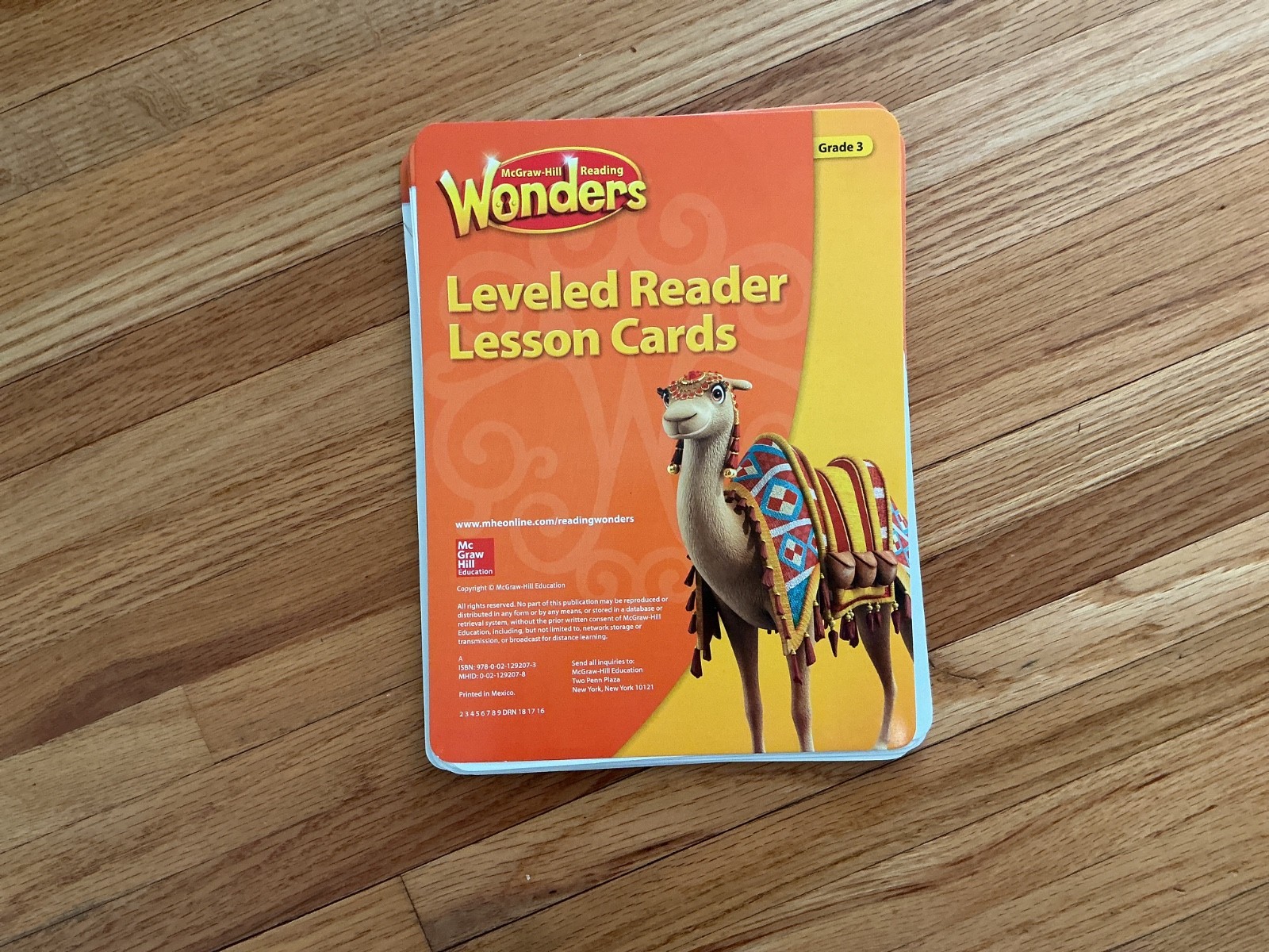MCGRAW HILL WONDERS LEVELED READER LESSON CARDS-GRADE 3 – APPROACHING LEVEL ONLY
