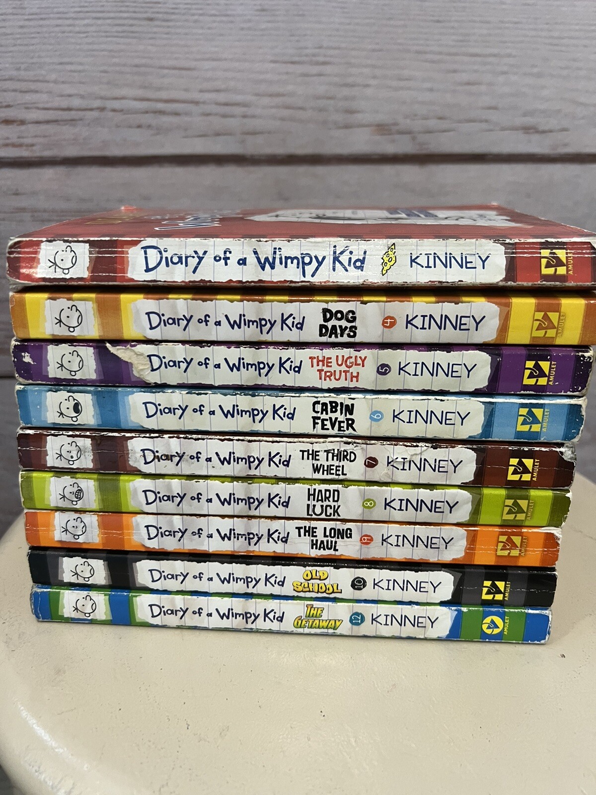 Diary of a Wimpy Kid (9 Book Set) Paperbacks (Retail $6.99-$8.99 each)