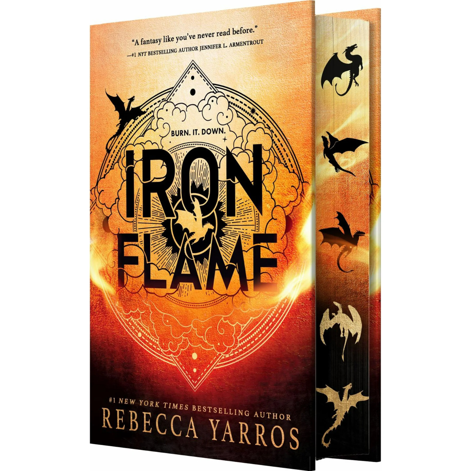 Iron Flame (Wing and Claw Collection) – by Rebecca Yarros (Hardcover)