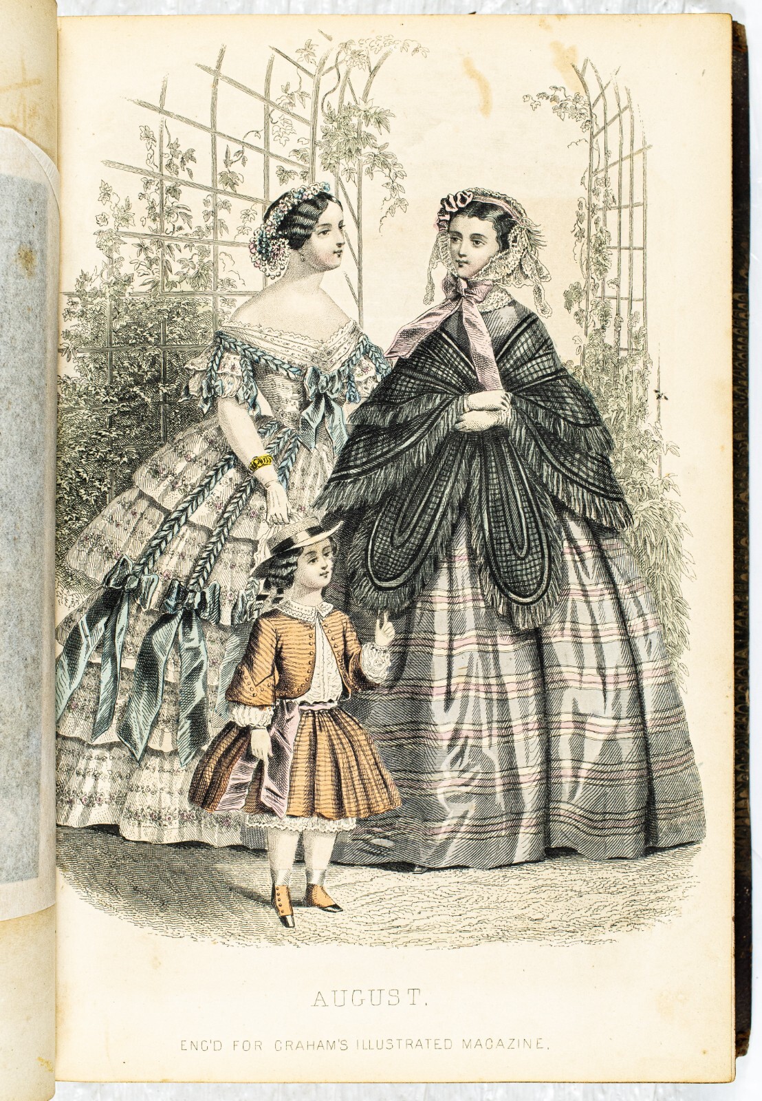 1857 GRAHAM’S ILLUSTRATED MAGAZINE JULY-DECEMBER 6 COLOR PLATES 28 ENGRAV Read