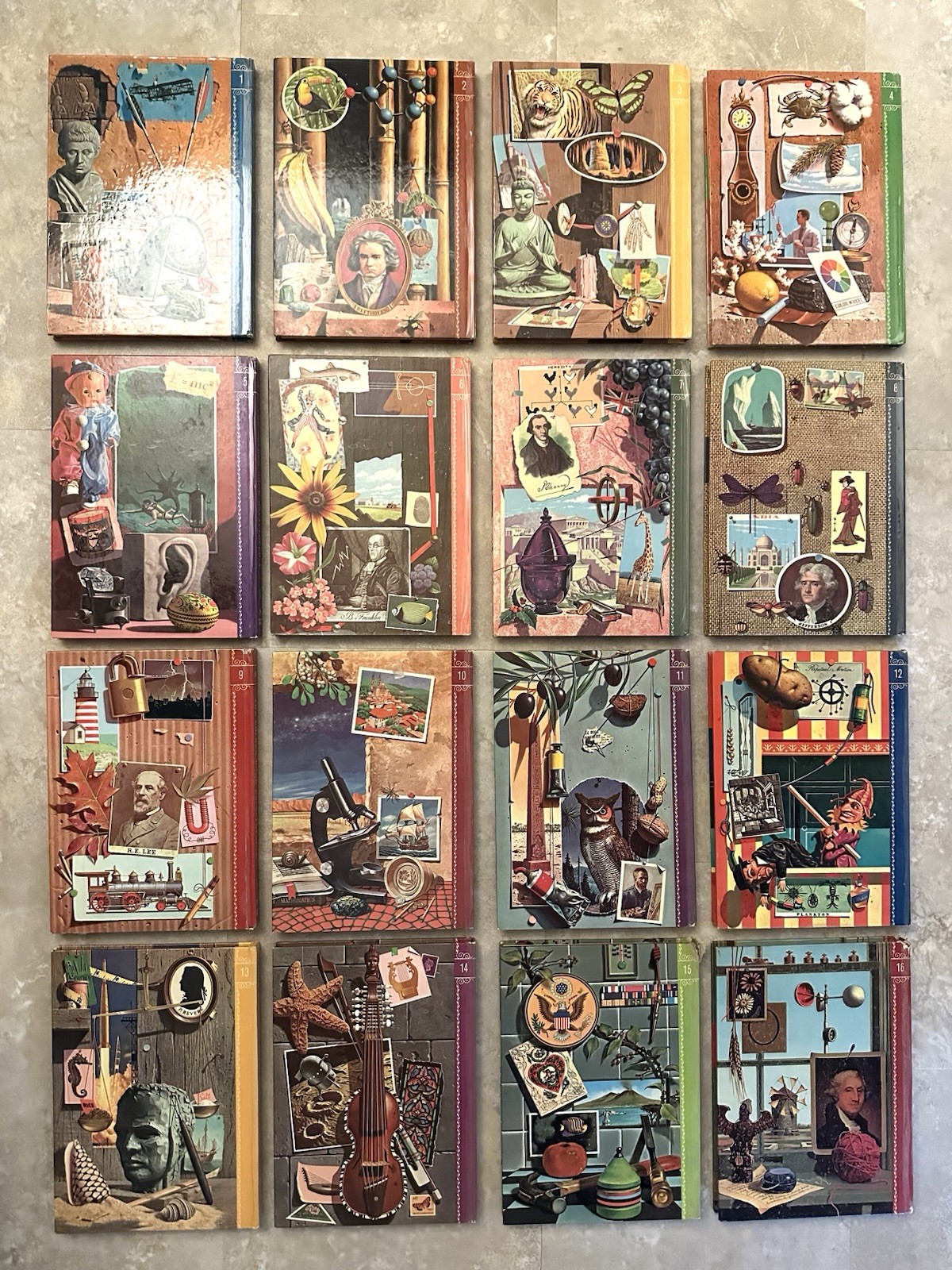The Golden Book Encyclopedia Vintage 16 Volume Complete Set – 1959/1960