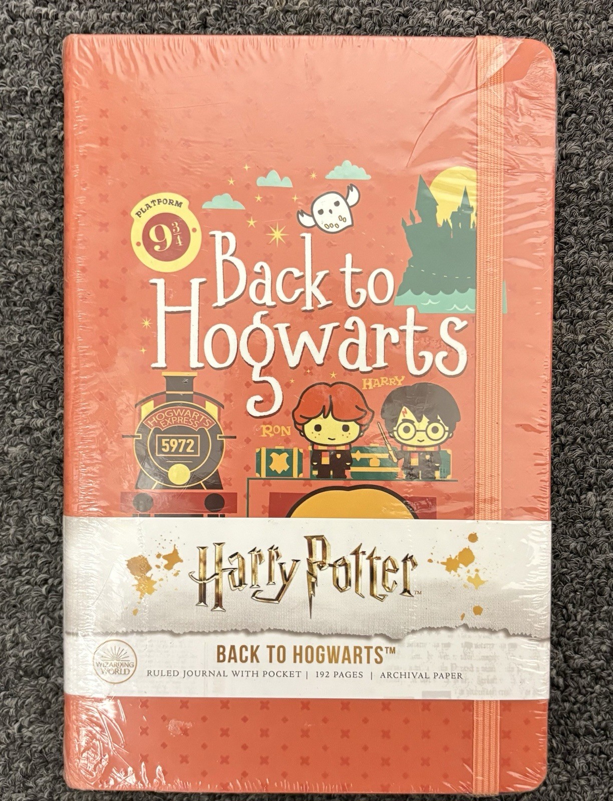 Harry Potter: Back to Hogwarts Ruled Journal 192 Pages Archival Paper New Sealed