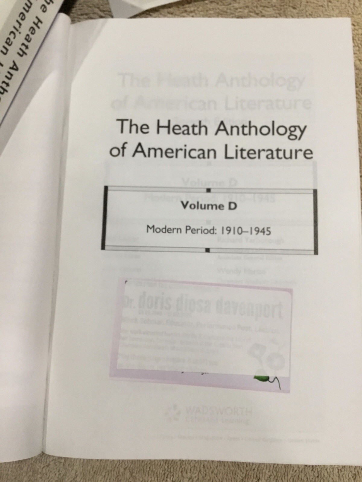 The Heath Anthology of American Literature: Volume D 7th Edition Paul Lauter