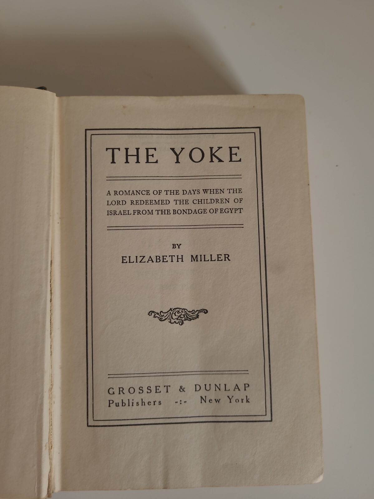 The Yoke By E. Miller, 1904 – Antique Decorative Book