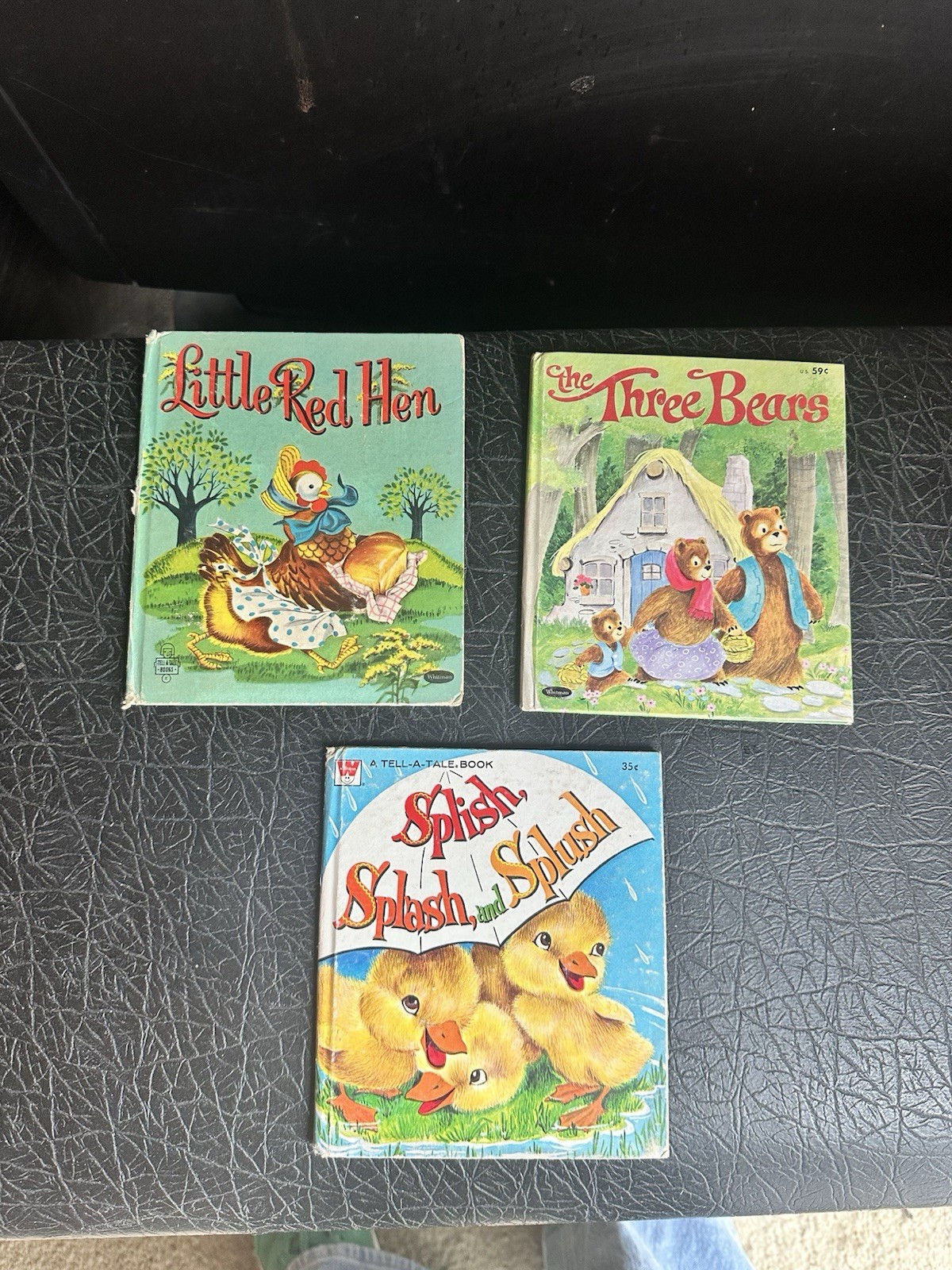 Set of 3 Vintage Tell-A-Tale Children’s Books Hardcover Whitman Publishing