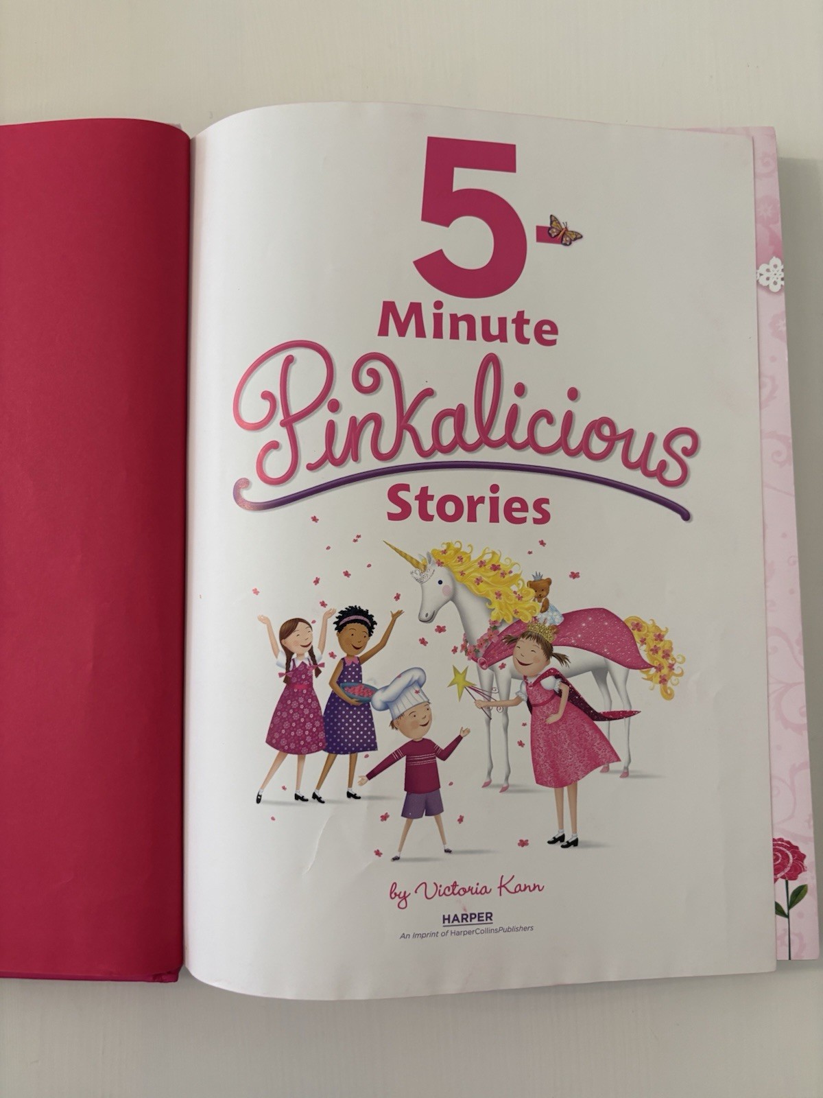 Lot Of 6 Hardcover Books Victoria Kann Purplicious Pinkalicious 5 Minute Stories
