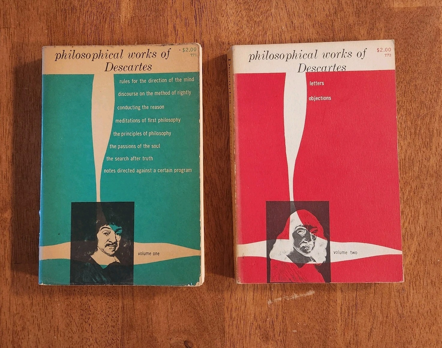 The Philosophical Works of Descartes Lot Volume 1 & 2 Dover 1955
