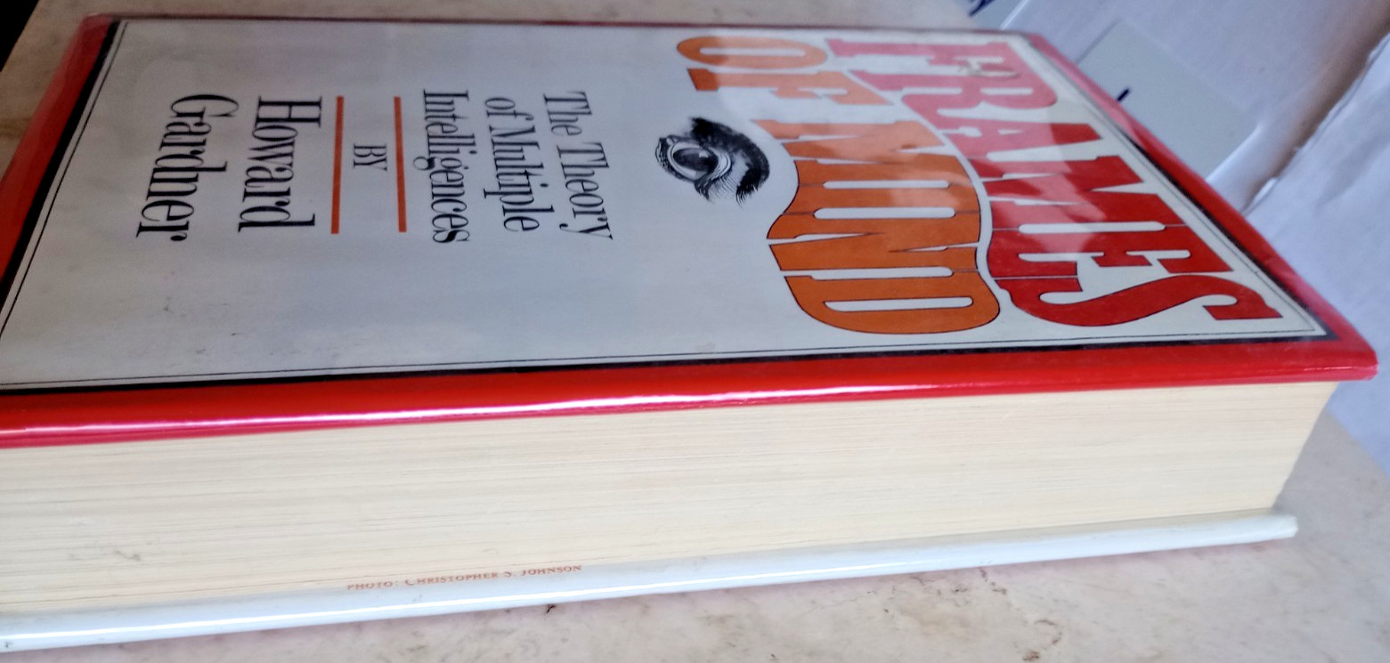 1983 4THpt FRAMES OF MIND HOWARD GARDNER HC/HARDCOVER/DJ BOOK