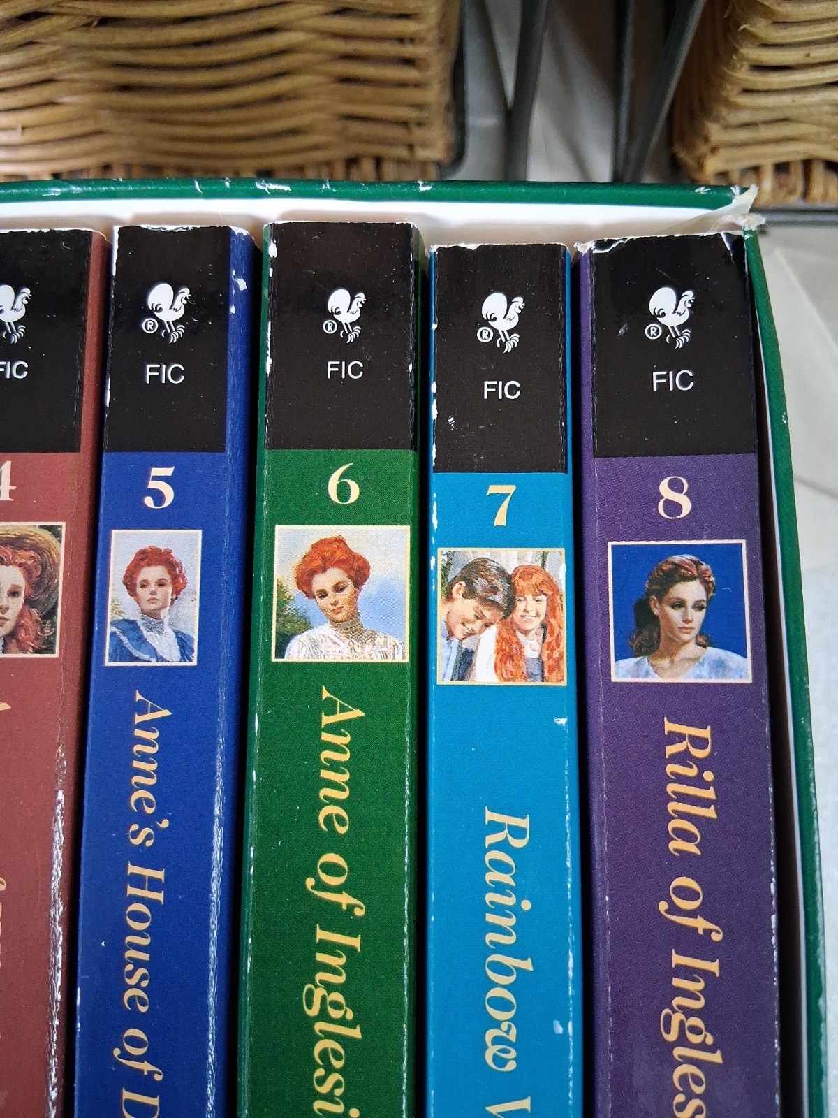 Anne of Green Gables Complete 8-Book Box Set L.M. Montgomery Bantam VTG 1990’s