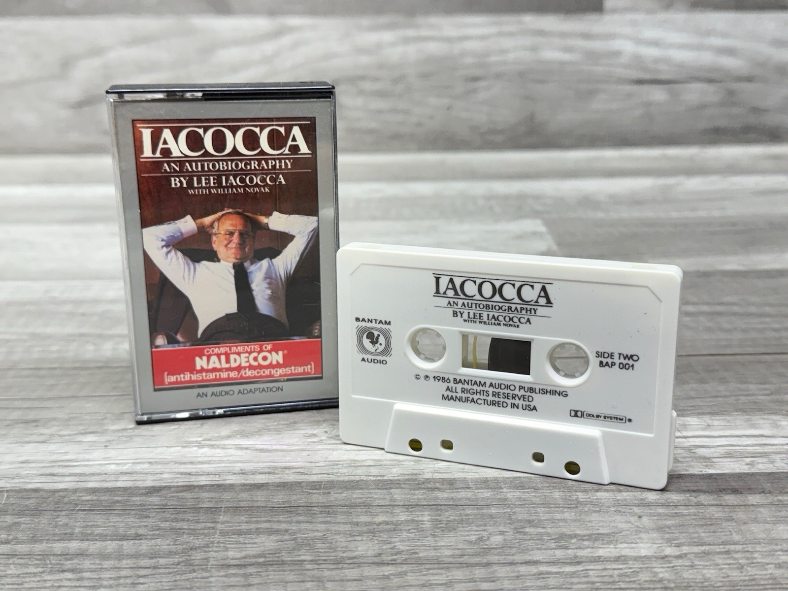 IACOCCA: AN AUTOBIOGRAPHY By Lee Iacocca & William Novak Vintage Cassette