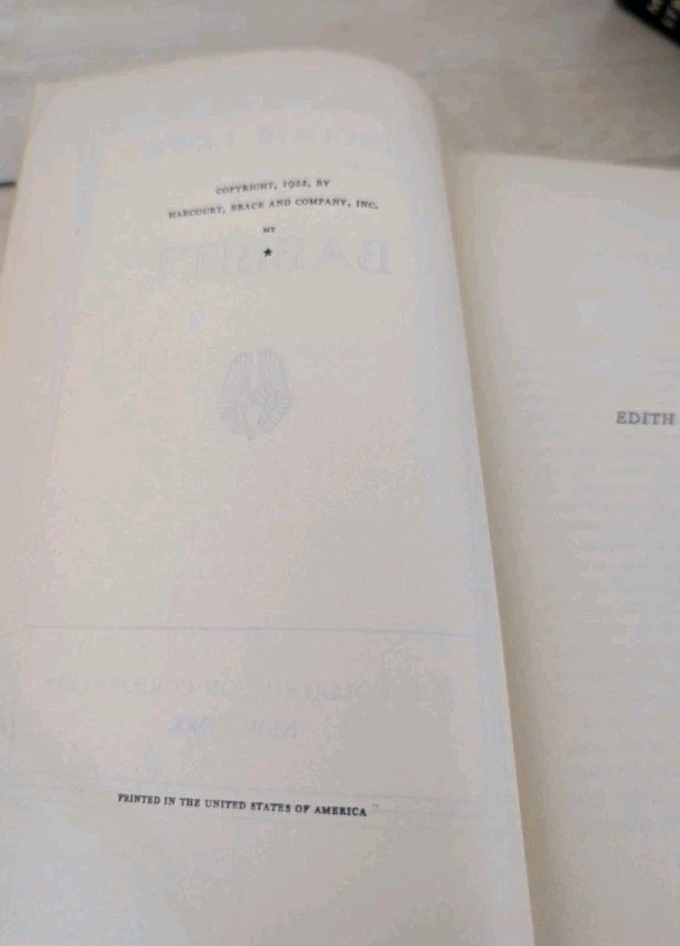 Vintage Sinclair Lewis Hardcover Books Collier Set of 6