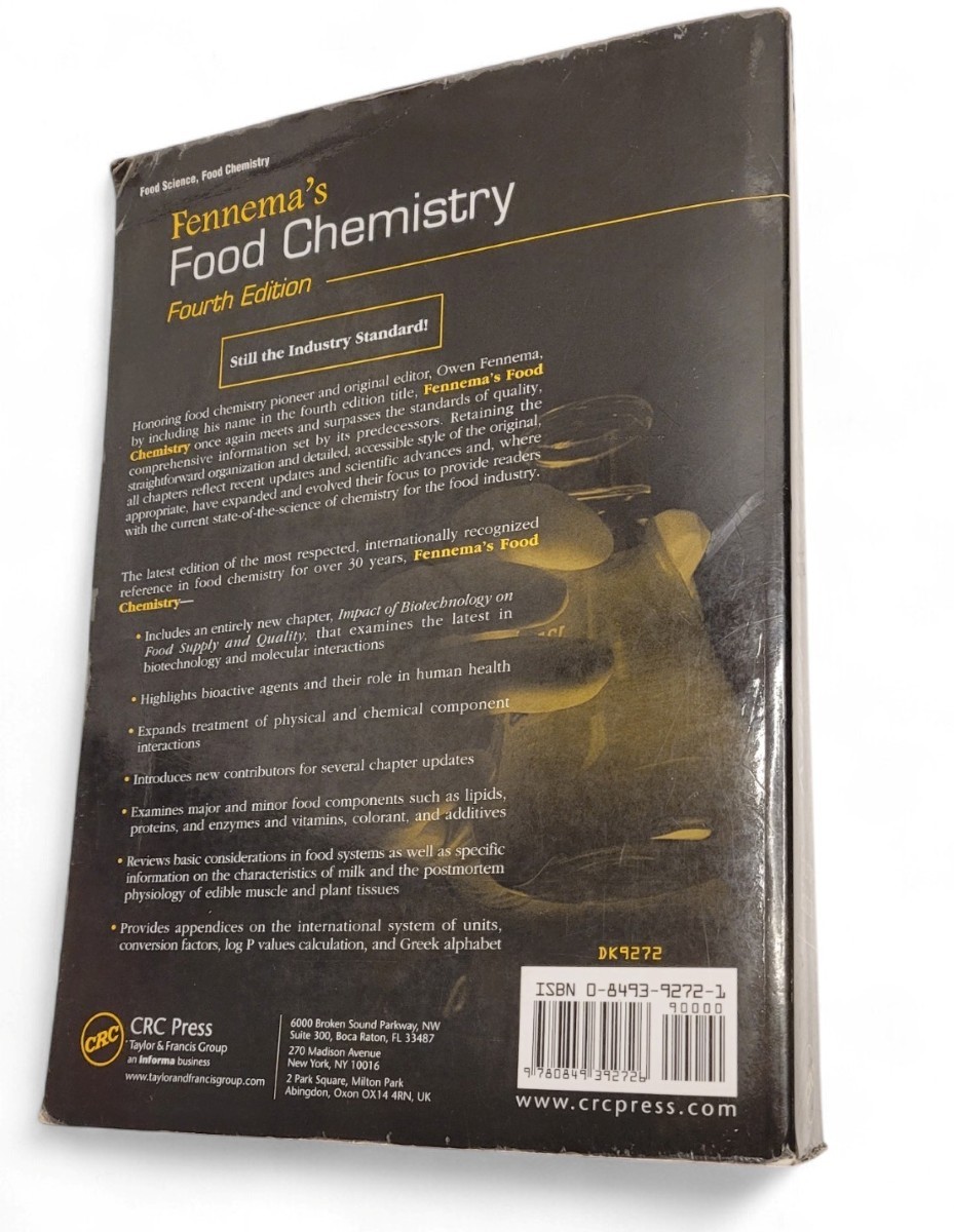 Fennema’s Food Chemistry, Fourth Edition Science And Technology Damodaran Parkin