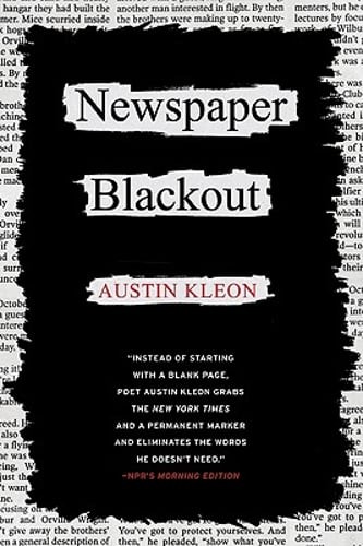 Newspaper Blackout by Austin Kleon: Used