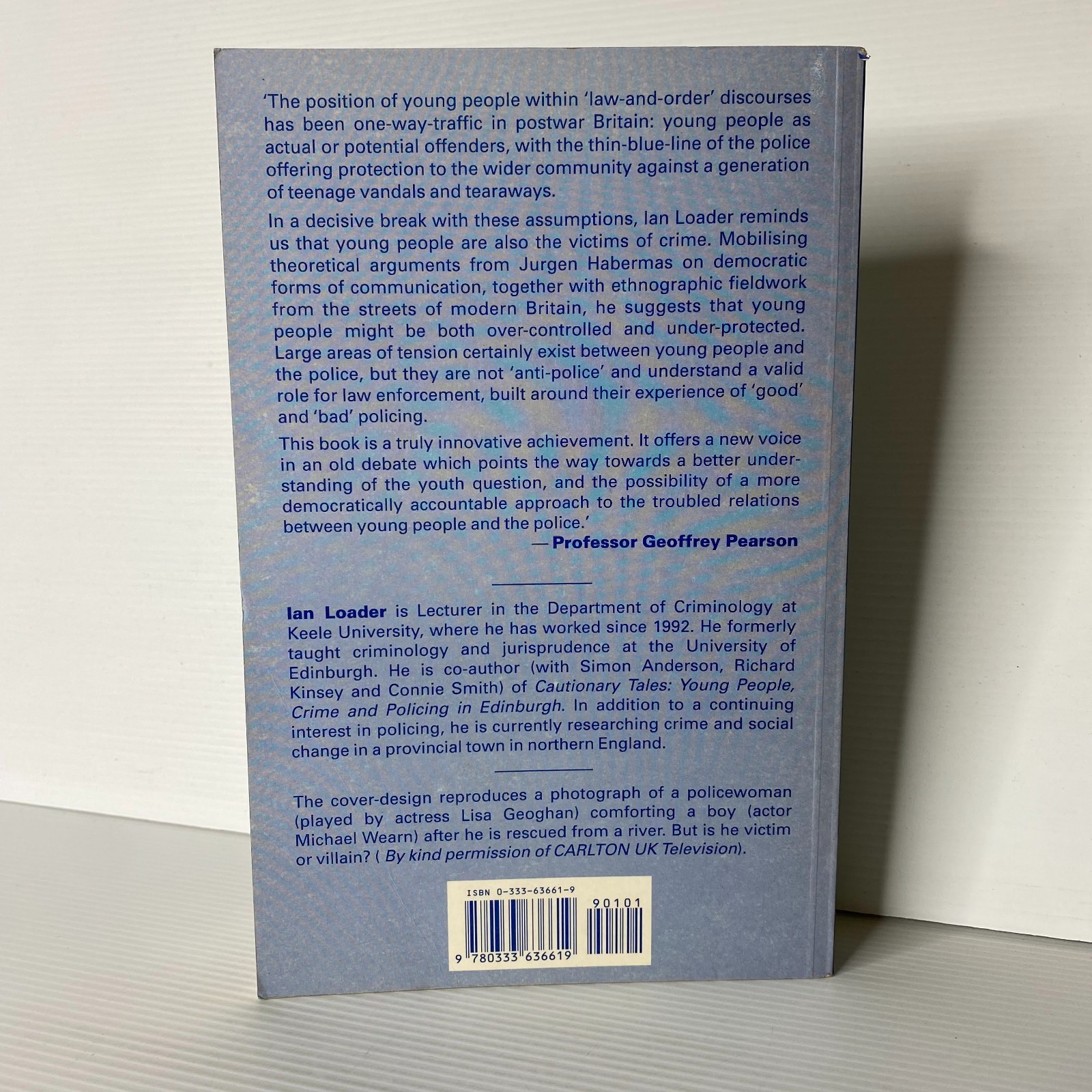 Youth, policing, and democracy by Ian Loader