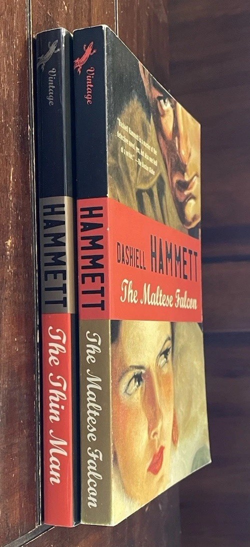 Maltese Falcon and The Thin Man by, Dashiell Hammett | 2 Book LOT