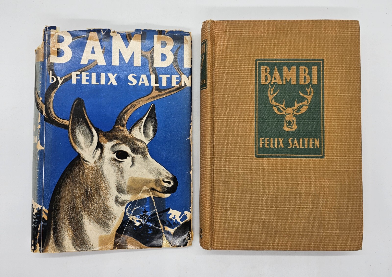Bambi 1929 by Felix Salten 1st English Ed Illustrated HC Dust Jacket 293 pg Book