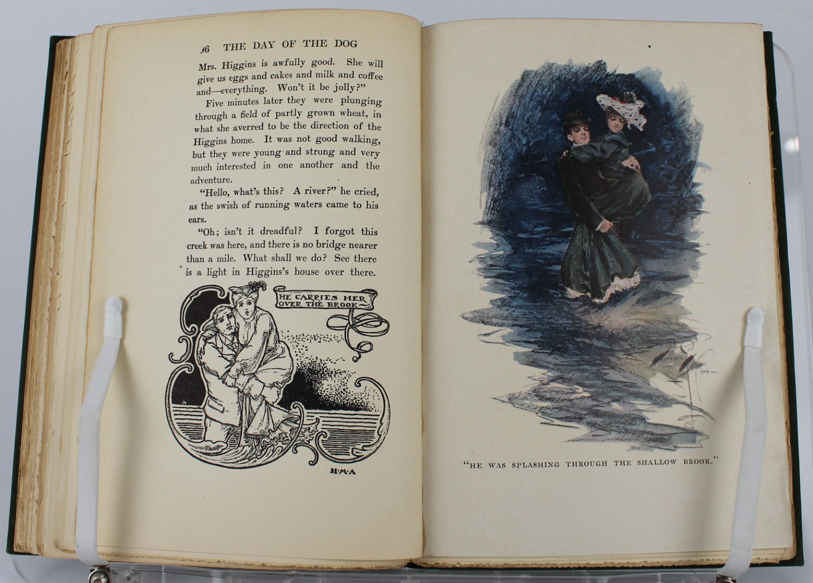 1904 The Day of the Dog George Barr McCutcheon Harrison Fisher Illus HC