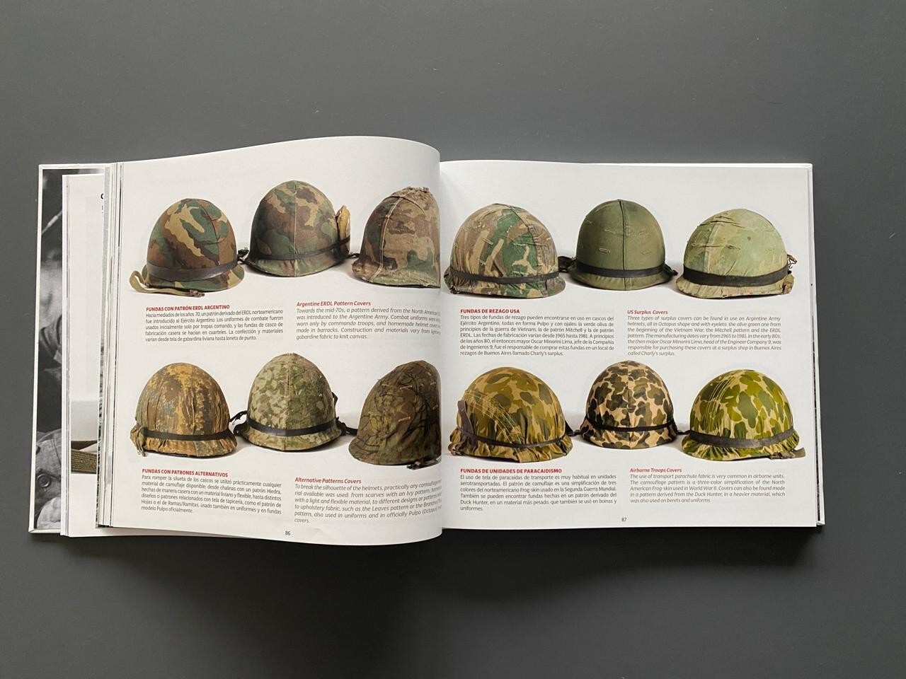 M1 Helmets of the Argentine Army BOOK / 2024 – Hard Cover 268 pages FULL COLOUR